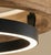 2020s Visual Comfort - Grace Contemporary Chandelier in Matte Black & Weathered Oak Wood For Sale - Image 5 of 8