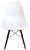 White Modern Walnut & Molded Plastic Eames for Herman Miller White Shell Chair For Sale - Image 8 of 18