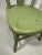Americana Folk Art Small Green Fiddleback Solid Wood Chair For Sale - Image 4 of 10
