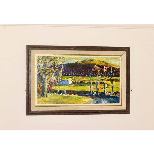 R Torrent, Countryside Serenity, 1960s, Oil on Board, Framed For Sale - Image 9 of 11