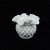 Mid 20th Century Mid 20th Century Fenton Hobnail Ruffled Edge Double Crimped Vase For Sale - Image 5 of 7