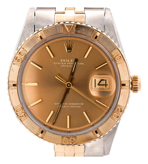 Vintage Rolex Datejust Thunderbird Turn-O-Graph Two Tone Gold Steel Watch