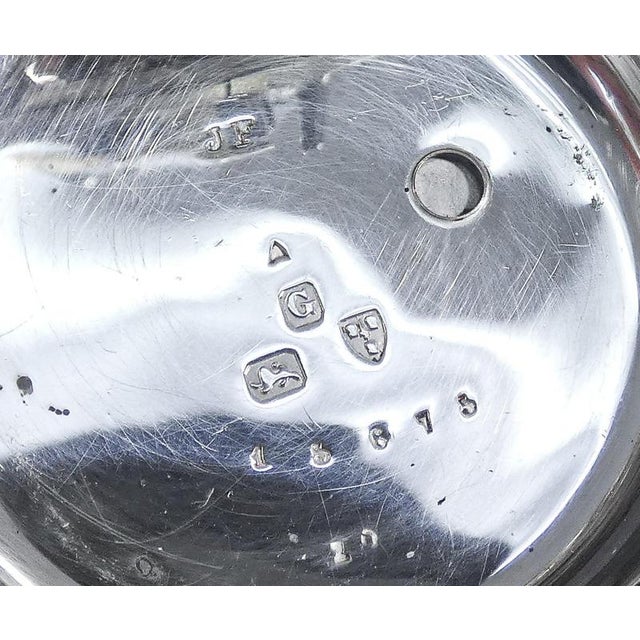 English Silver Pocket Watch, 1890s For Sale - Image 6 of 18