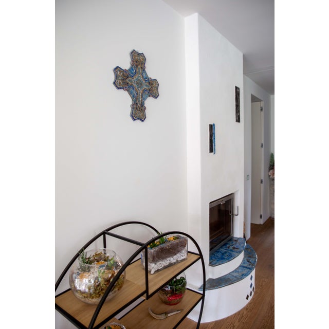 Raku Ceramic Wall Sculpture Intertwining Passion by Stefania Zoppellaro, 2022 For Sale - Image 11 of 12