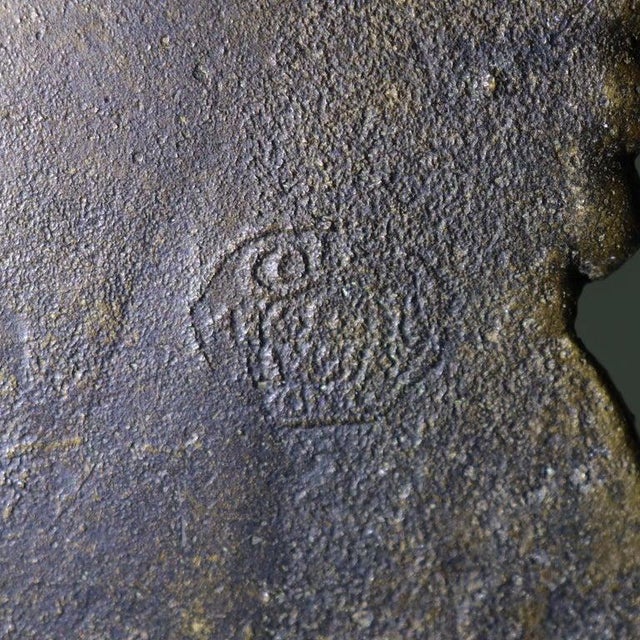 Arts & Crafts Bronze Native American War Chief Bookends C1920 For Sale - Image 4 of 7