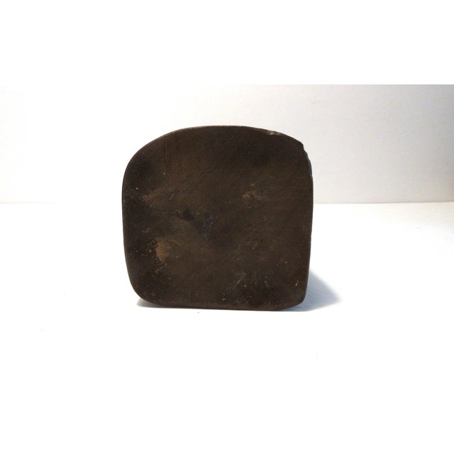 Vintage Antonio Zeppellini Hand Carved Wooden "Woodsman" Statue Sculpture - 1960s For Sale - Image 10 of 10