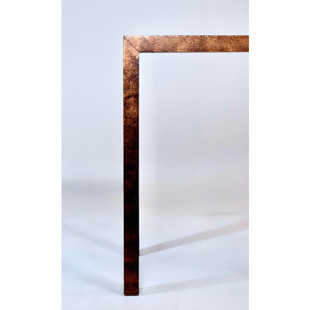 Lane Furniture 1970's Milo Baughman for Lane Parsons Console Table in Tortoise For Sale - Image 4 of 8