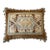 Antique Aubusson and Velvet Pillow With Tassels For Sale