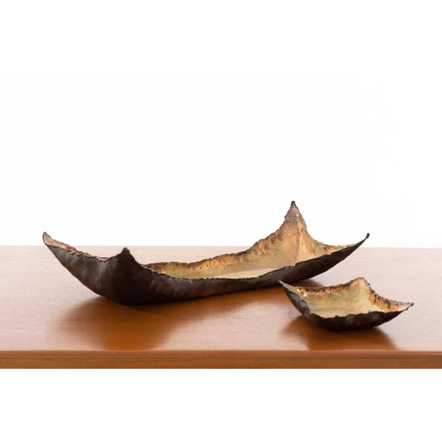 Mid-Century Modern Fantoni Metal Tray For Sale - Image 3 of 9