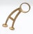 Traditional Pair of Reclaimed Brass Bar Mount Brackets For Sale - Image 3 of 4