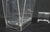 20th C. Mid-Century Modern Bent Lucite & Chrome Paper Basket & Letter Holder For Sale - Image 12 of 12