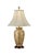 Contemporary Wildwood Gold Damask Table Lamp For Sale - Image 3 of 3