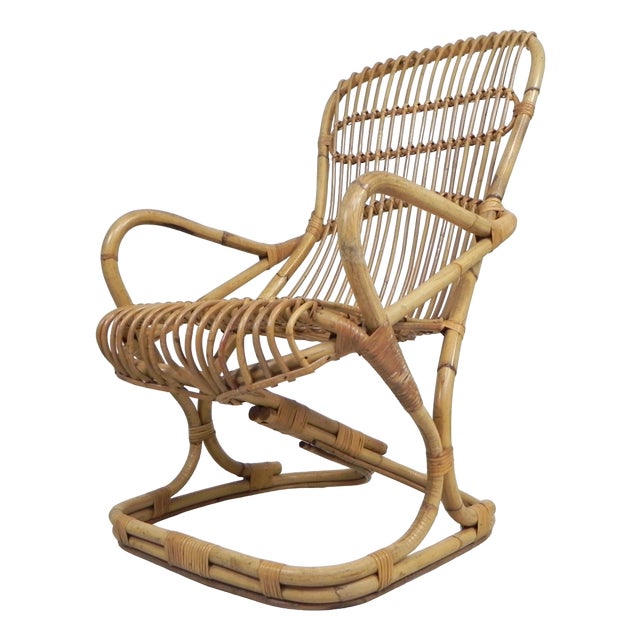 Bamboo Armchair by Tita Agnoli, 1960s For Sale