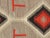 Early 20th Century Authentic Navajo Rug c.1930 Handwoven Wool Red & Tan Diamond Pattern 4'9" x 7'2" For Sale - Image 14 of 15