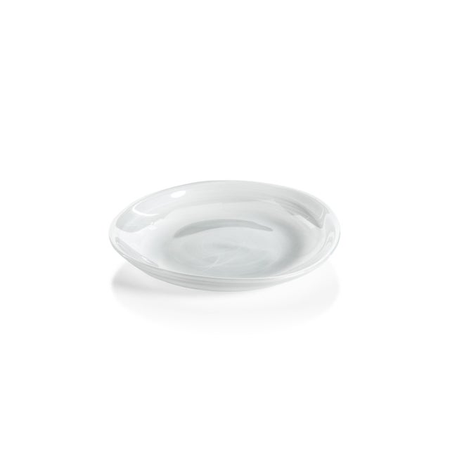 Reneta Alabaster Glass Plates, Set of 6, 6.75" For Sale In Los Angeles - Image 6 of 6