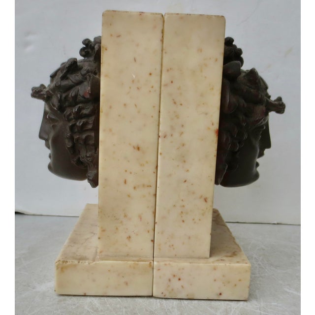 Roman Bronze British Museum Head of Bacchus Circa 1970s' - A Pair of 2 For Sale In New York - Image 6 of 9