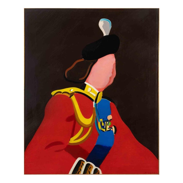 Eduardo Arroyo, Regina, Oil Painting, 1980 For Sale