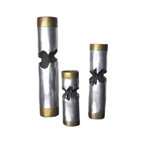 Brutalist Candle Holders by David Marshall, Spain, 1970s, Set of 3