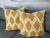 Surya Contemporary Geometric Yellow Surya Pillow Covers - a Pair For Sale - Image 4 of 6