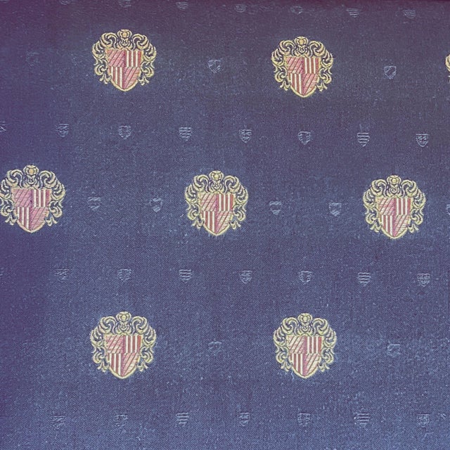 Late 20th Century Baker Milling Road Carved Wood Upholstered Bench With Slip Cover For Sale - Image 13 of 14