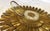 Vintage Circa 1969 Syroco Mid Century Modern Starburst Wall Clock in Antique Gold Finish For Sale - Image 11 of 18