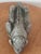Rare Vintage Hand Carved Stone Garden Sculpture of Aztec Grasshopper For Sale In Chicago - Image 6 of 12
