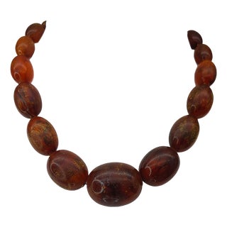 Vintage Bakelite Necklace For Sale