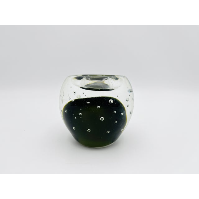 Murano Glass Candleholder in Murano Glass For Sale - Image 4 of 5