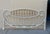 Mid-Century Modern Vintage Elliotts Design White Enameled King Headboard & Footboard Bed No Rails For Sale - Image 3 of 12