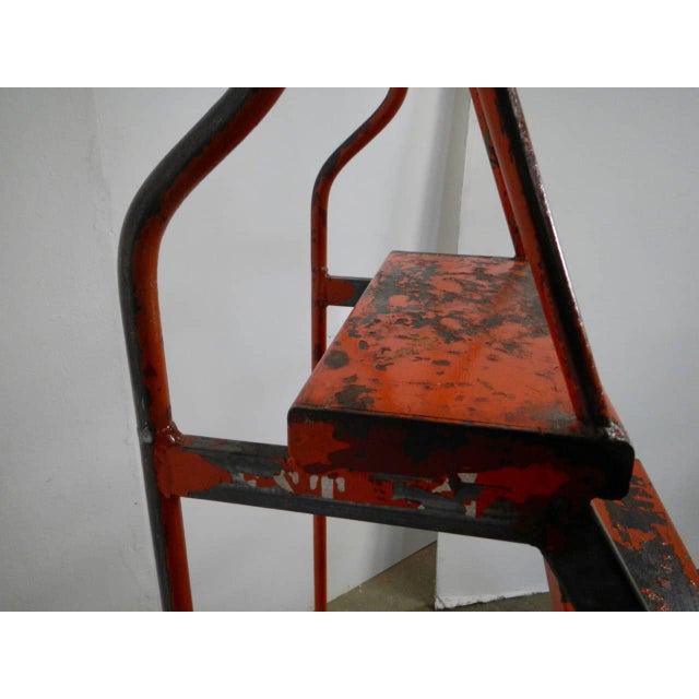 Mid-Century Iron Ladder, 1950 For Sale - Image 11 of 12
