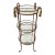 Vintage Gold Gilt Metal Twisted Rope and Tassel Etagere For Sale