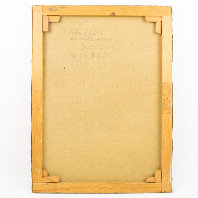 Abstract Cubist Oil on Canvas Painting by Ivo Tartarini, Circa 1970 For Sale - Image 16 of 18
