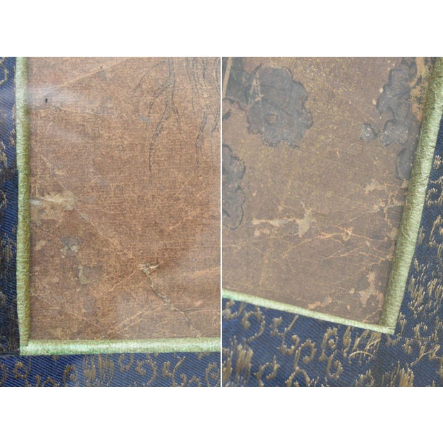 Antique Japanese Turnip Painting Fragment / Pre-Edo / Wabi-Sabi Framed Art For Sale - Image 16 of 18