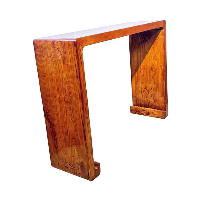 Asian Asian Elm Wood Altar Console Table, Late 19th Century For Sale - Image 3 of 5