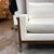 Wood Jason Wu for Interior Design Mid Century Inspired Loveseat For Sale - Image 7 of 12