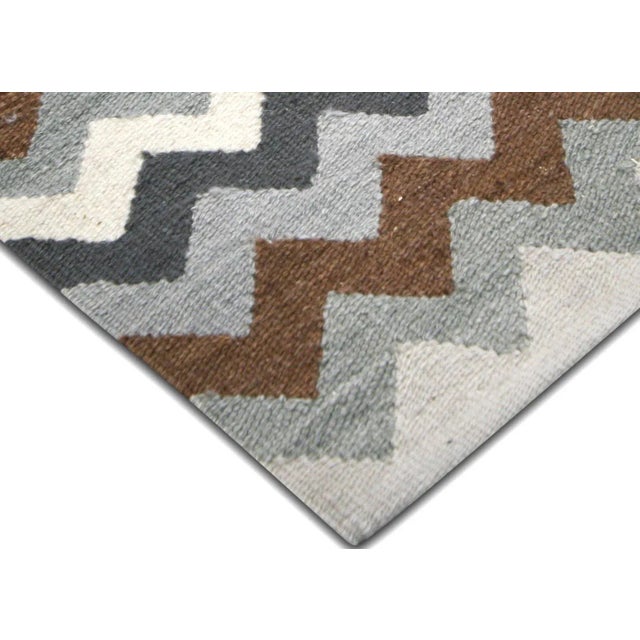 Traditional Contemporary Egyptian Kilim Rug For Sale - Image 3 of 5