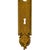 French Parisian Louis XV Style Brass Door Backplates / Escutcheons - A Pair For Sale In San Diego - Image 6 of 8
