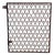 Antique French Art Nouveau Wrought Iron "Repeating Arch" 55x48 Garden Entry Gate For Sale