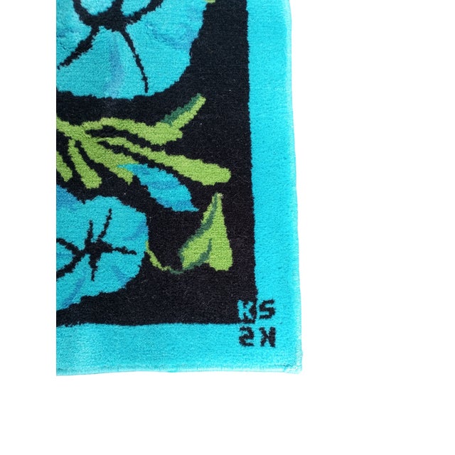 Blue Rug by Ken Scott, 1970s For Sale - Image 8 of 11