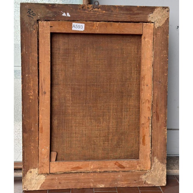 Circle of Luca Giordano, Archimedes of Syracuse, 1600s, Oil on Canvas For Sale - Image 11 of 12