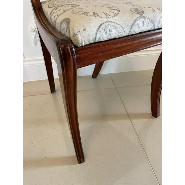 Regency Mahogany Dining Chairs, 1820s, Set of 4 For Sale - Image 10 of 12