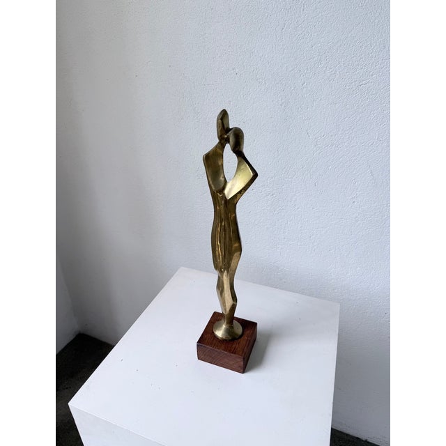 Abstract Bronze Statue of an Odalisque Couple, 1970s For Sale - Image 10 of 18