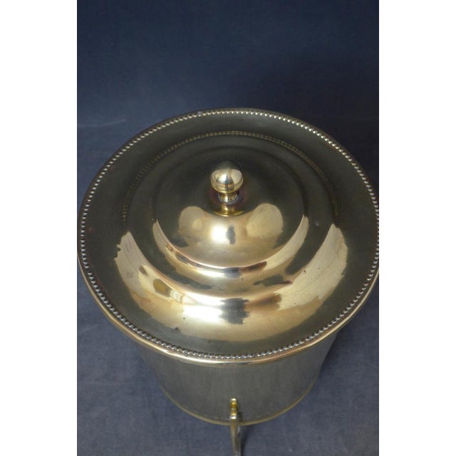 Antique Edwardian Brass Planter Coal Bucket For Sale - Image 11 of 15