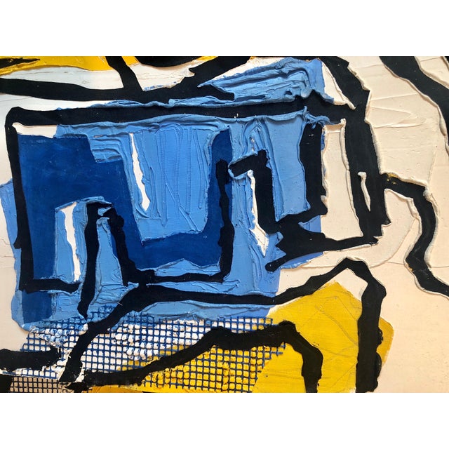 Judy Rifka, Judy Rifka, Abstract Expressionist Oil Painting MIxed Media 3D Construction, 1983 For Sale In Miami - Image 6 of 16
