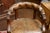 Mid 19th Century Mid 19th Century Tufted Leather and Mahogany Barrel-Back Library Chair For Sale - Image 5 of 7