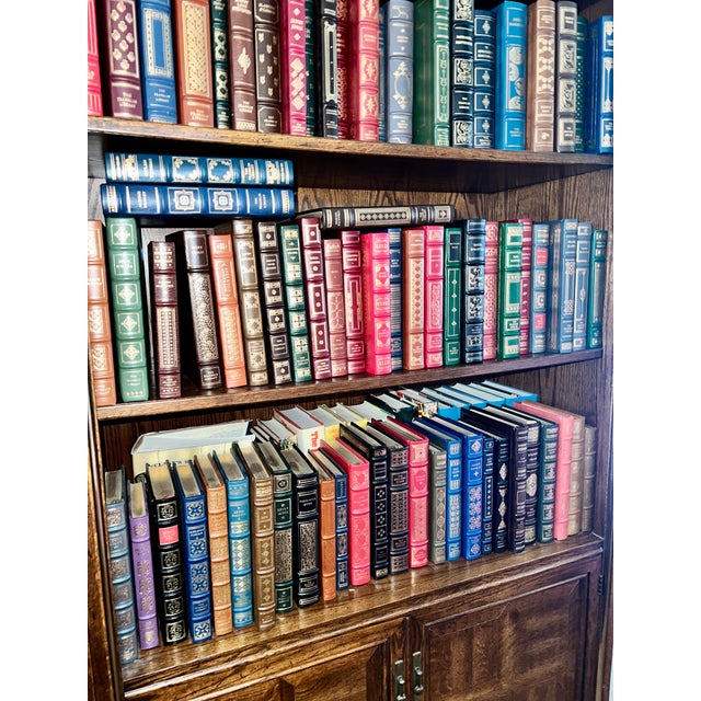Animal Skin Vintage Franklin Library and Easton Press Leather Bound Book Sets Huge Lot of Over 215 Books! Clean! For Sale - Image 7 of 12