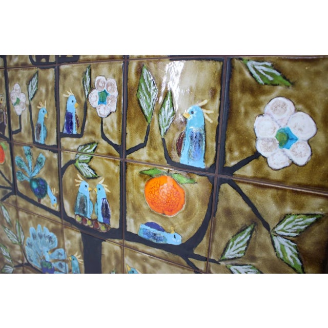 Hand Painted Ceramic Art by Knud Michel, 1960s For Sale - Image 4 of 8