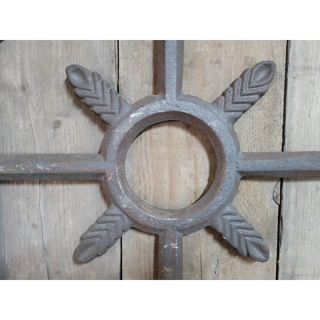Cast Iron Farmhouse Window Frame For Sale - Image 5 of 6