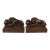 1930's Lion of Lucerne Bronze Finish Metal Bookends by Jennings Brothers Usa-a Pair For Sale