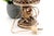 Silver Lampshade with Cut-Out and Embossed Floral Reliefs For Sale - Image 5 of 7